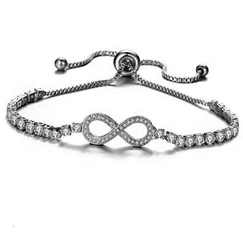 Silverplated Infinity bracelet