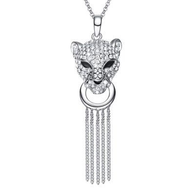 Swarovski leopard necklace